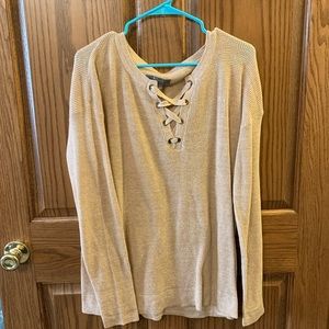 Ran/Ivory Knit Sweater